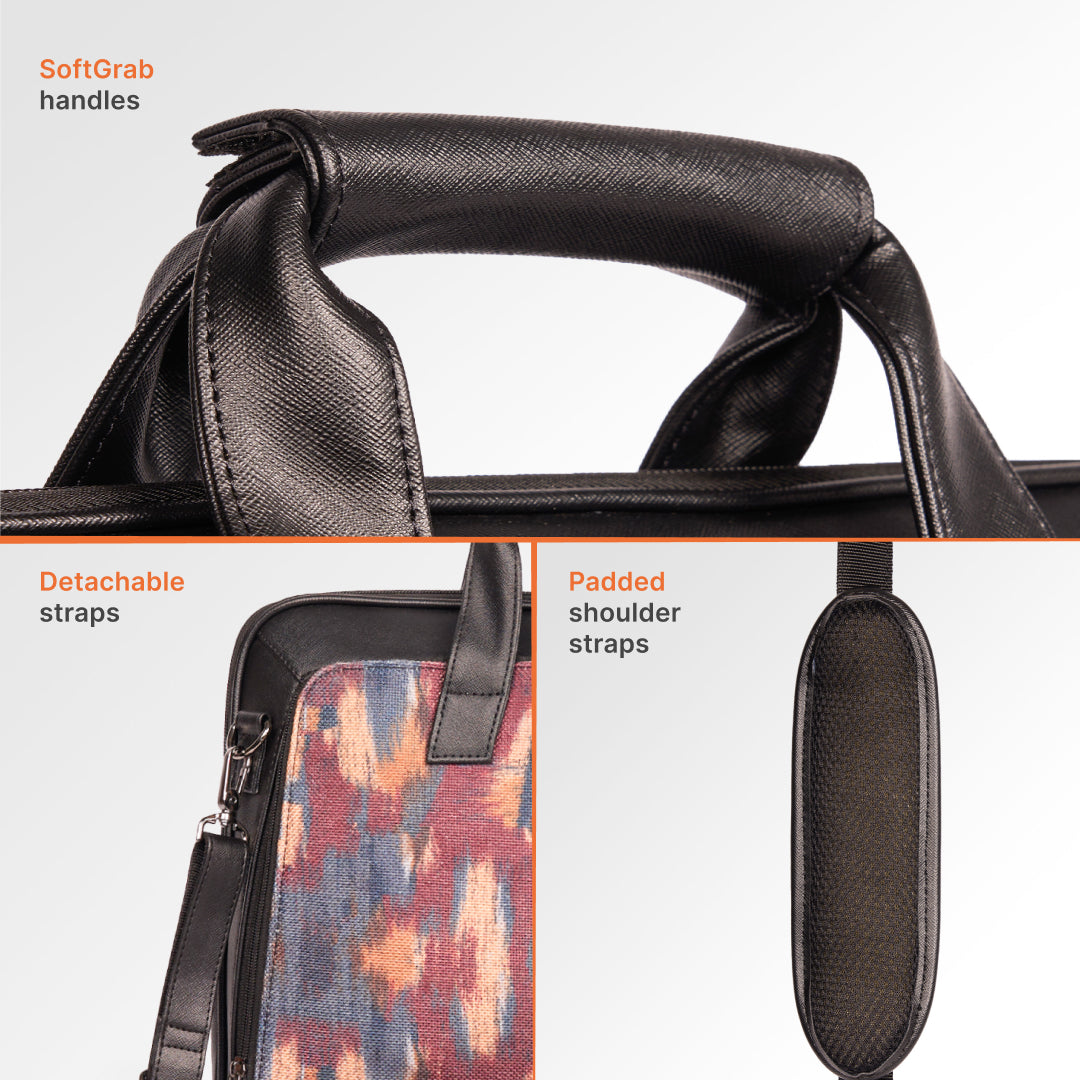 Ajanta Allure Executive Laptop Bag (Black)