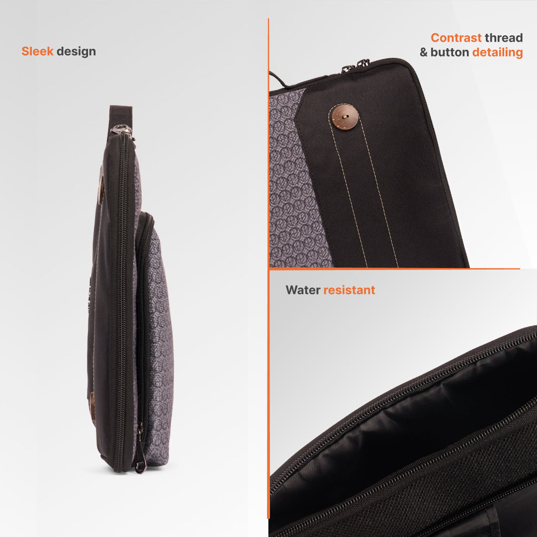 Zanskar Zenith Urban Laptop Sleeve - 14inch (Black)