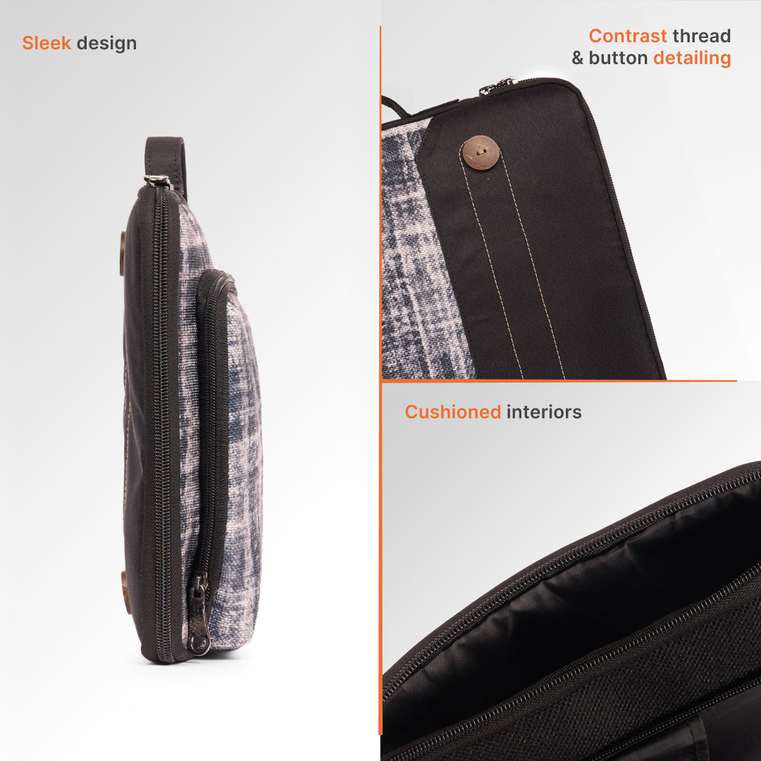 Leh Grit Urban Laptop Sleeve - 15.6inch (Black)