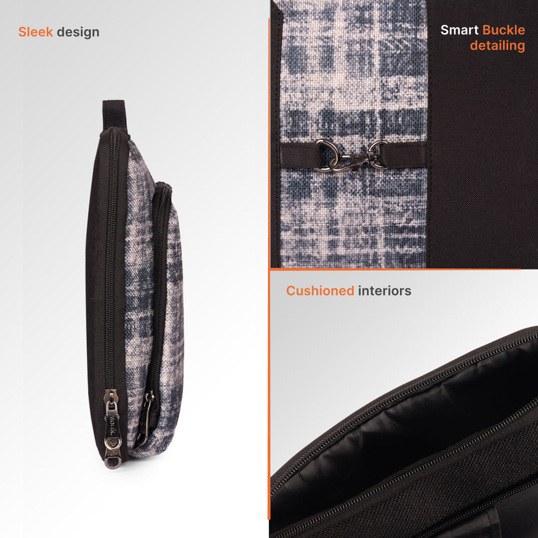 Leh Grit Signature Laptop Sleeve - 14inch (Black)