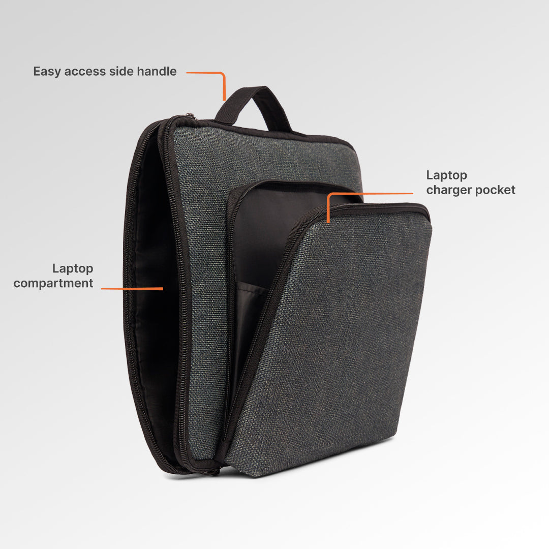 Ajmer Haze Signature Laptop Sleeve - 16inch (Black)