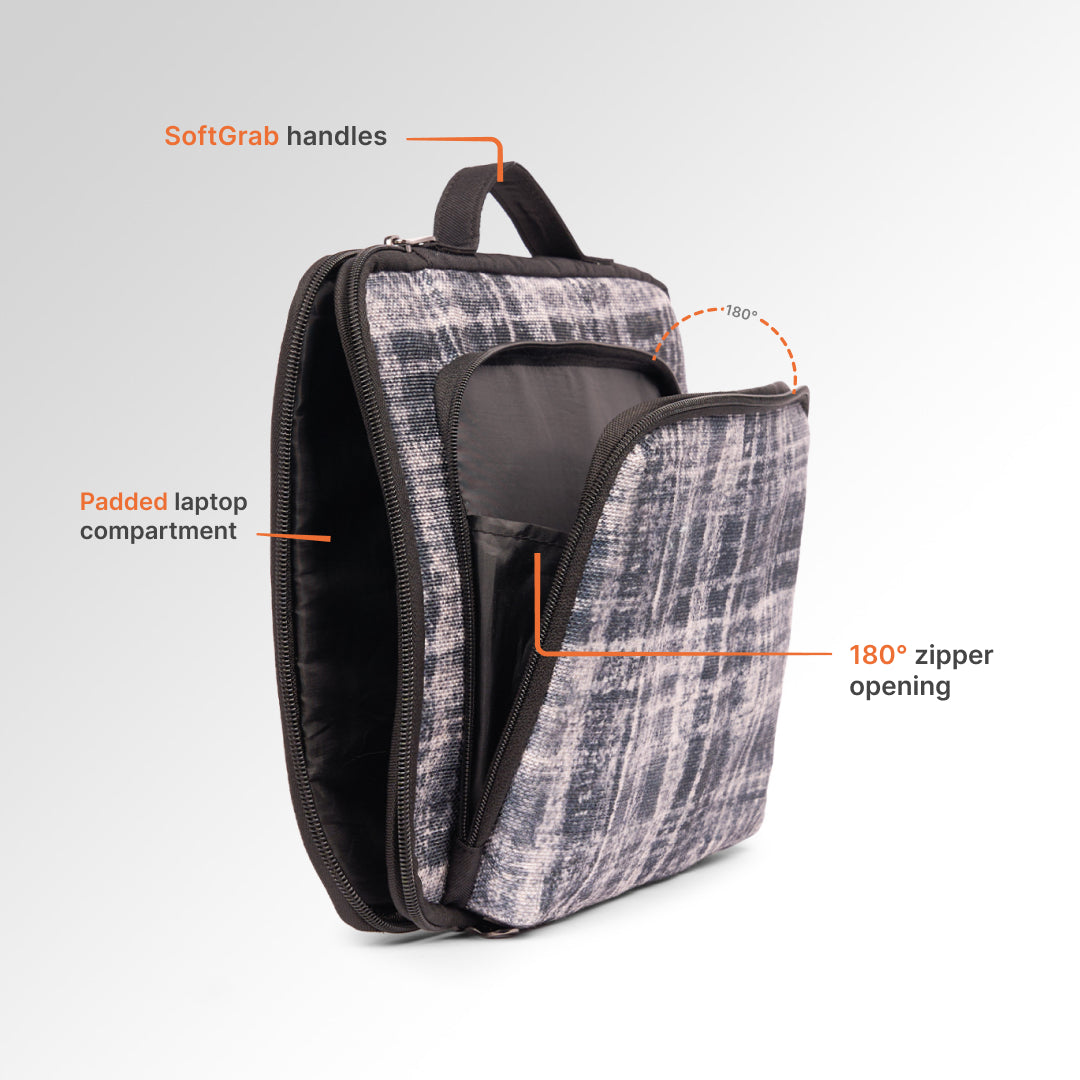 Leh Grit Urban Laptop Sleeve - 14inch (Black)