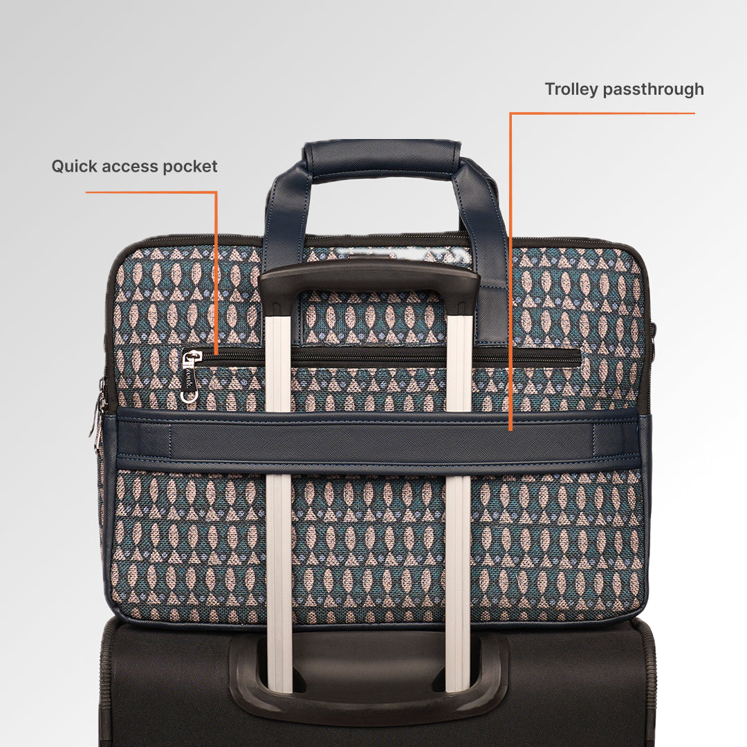 Gangtok Epoch Office Laptop Bag (Blue)