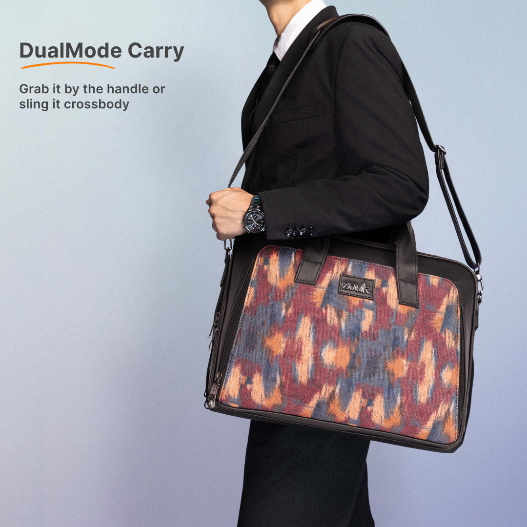 Ajanta Allure Executive Laptop Bag (Black)