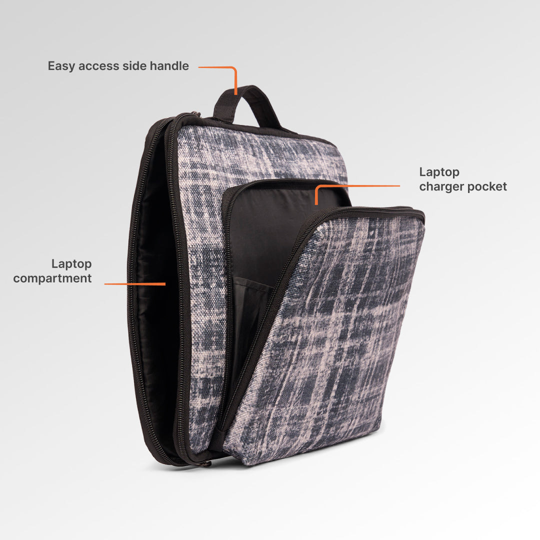 Leh Grit Signature Laptop Sleeve - 16inch (Black)