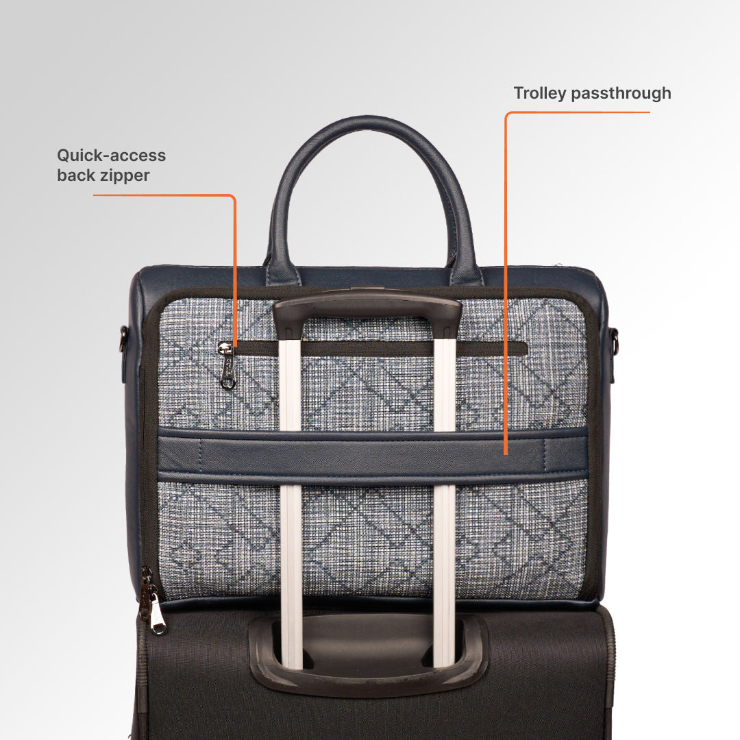 Calcutta Pixels Pro Laptop Bag (Blue)