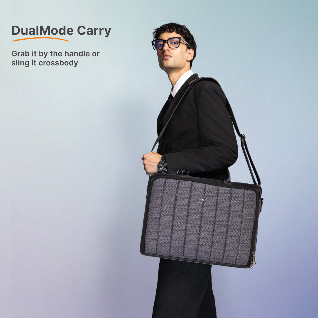 Zanskar Zenith Pro Laptop Bag (Black)