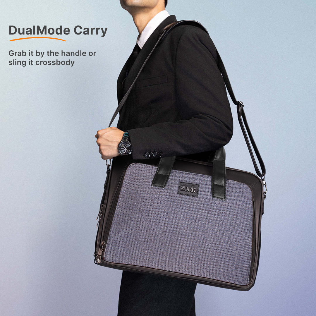 Bokaro Forge Executive Laptop Bag (Black)