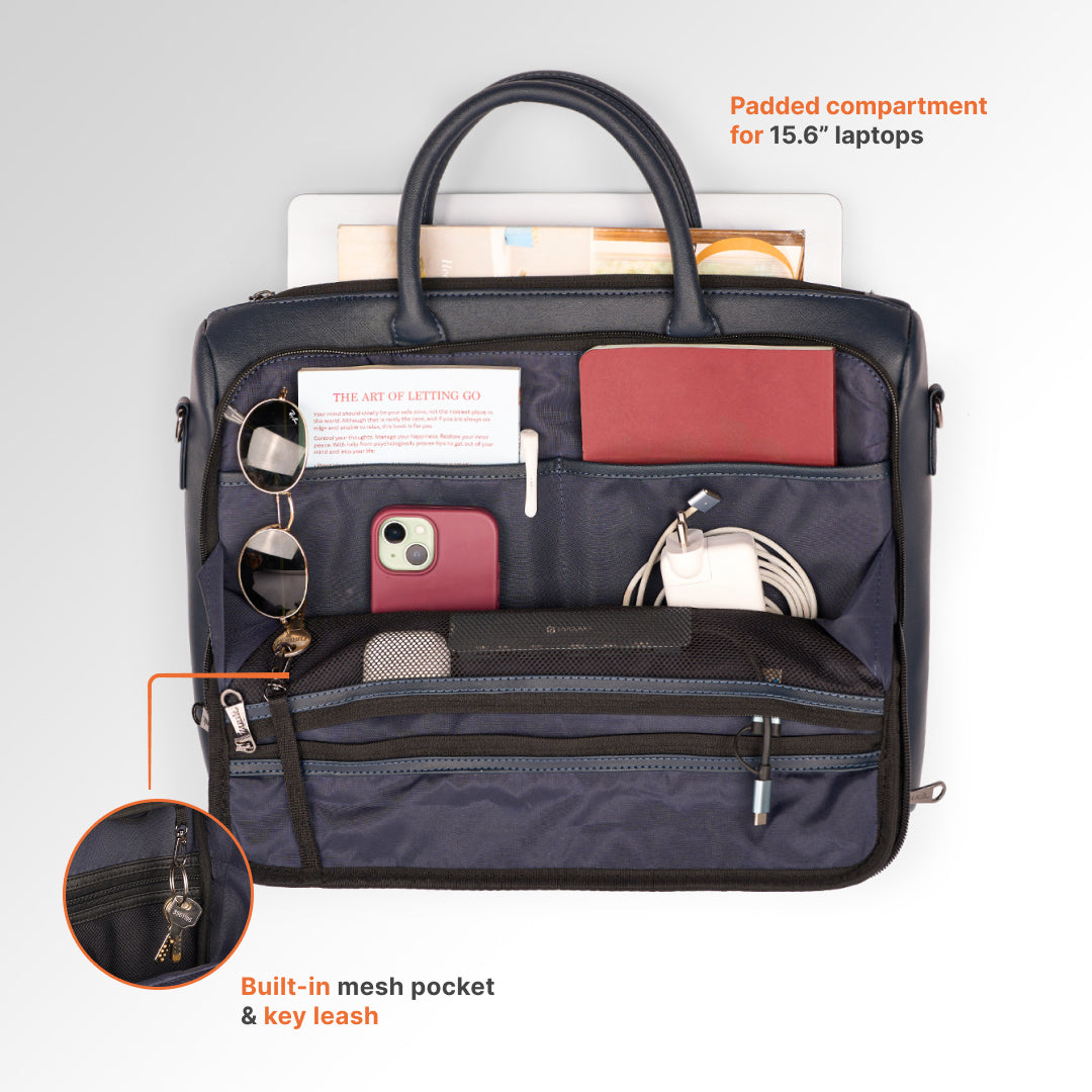 Calcutta Pixels Pro Laptop Bag (Blue)