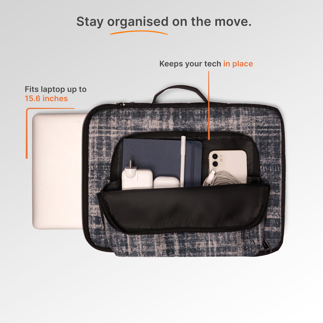 Leh Grit Urban Laptop Sleeve - 15.6inch (Black)