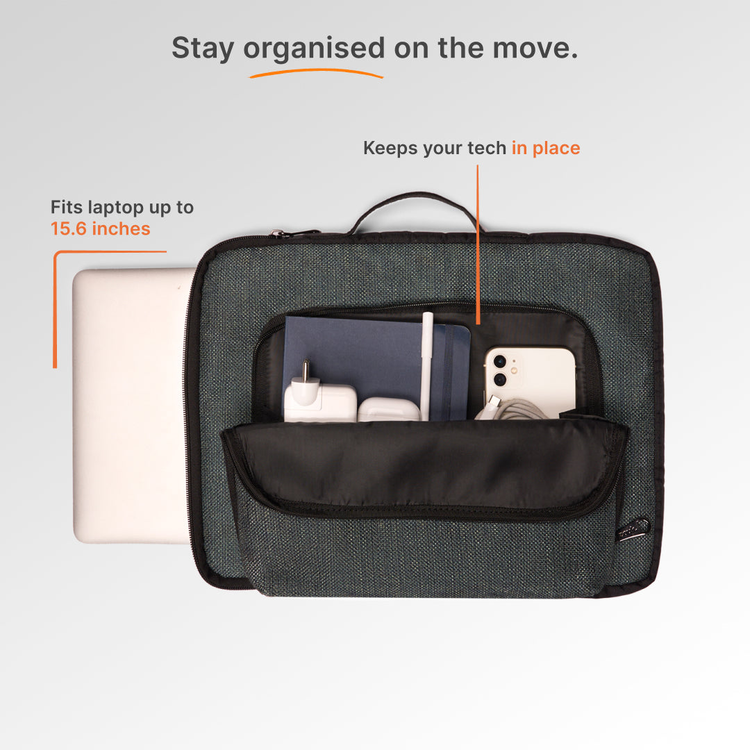 Ajmer Haze Urban Laptop Sleeve - 15.6inch (Black)