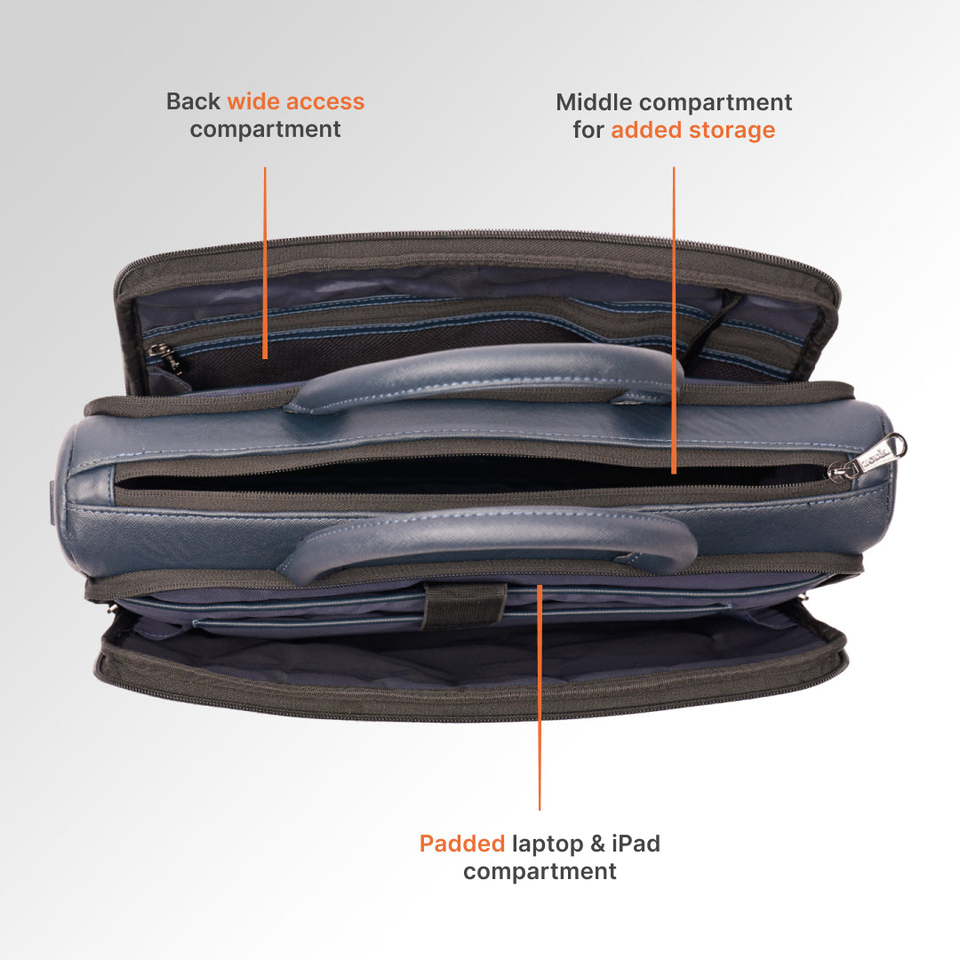 Kasauli Cipher Pro Laptop Bag (Blue)