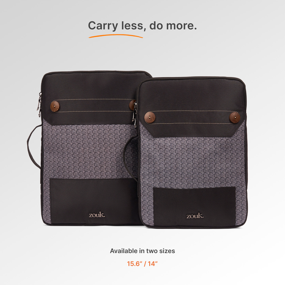 Zanskar Zenith Urban Laptop Sleeve - 14inch (Black)