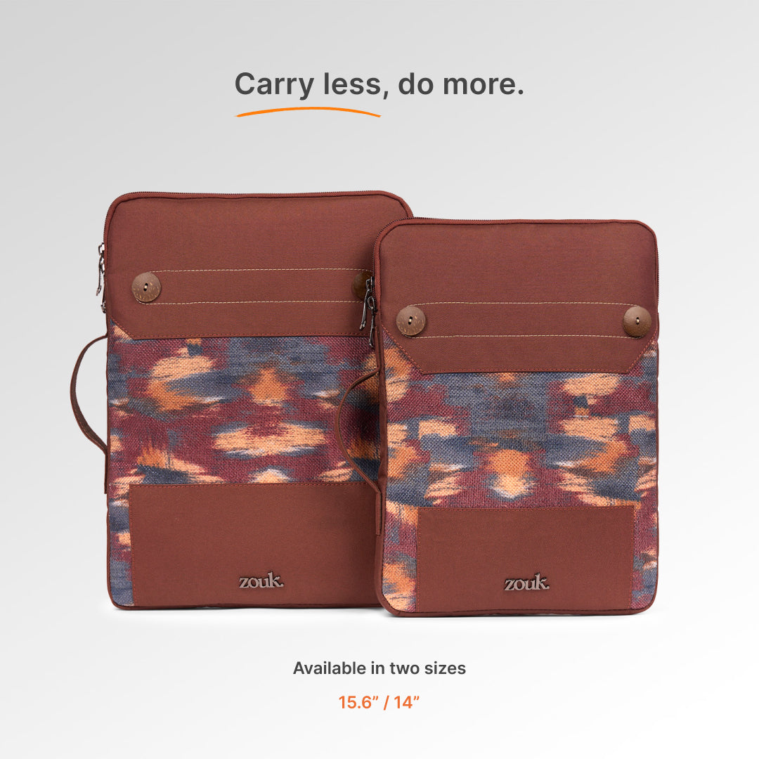 Ajanta Allure Urban Laptop Sleeve - 14inch (Brown)