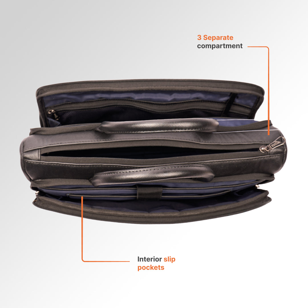 Ajanta Allure Pro Laptop Bag (Black)