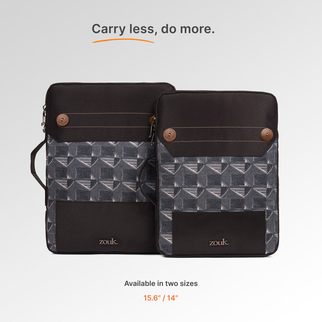 Kochi Carbon Urban Laptop Sleeve - 14inch (Black)