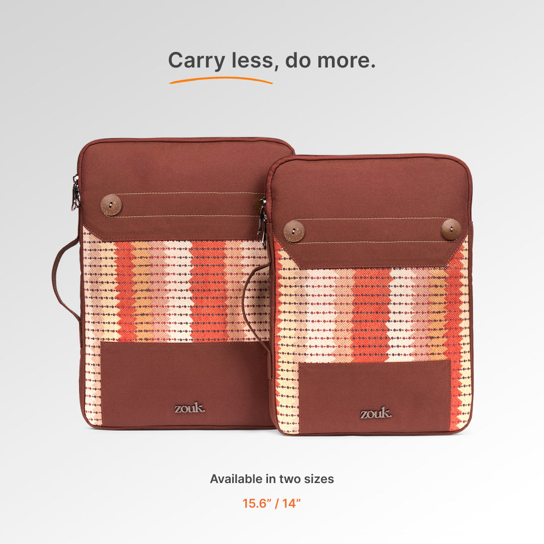 Cochin Cortado Urban Laptop Sleeve - 15.6inch (Brown)