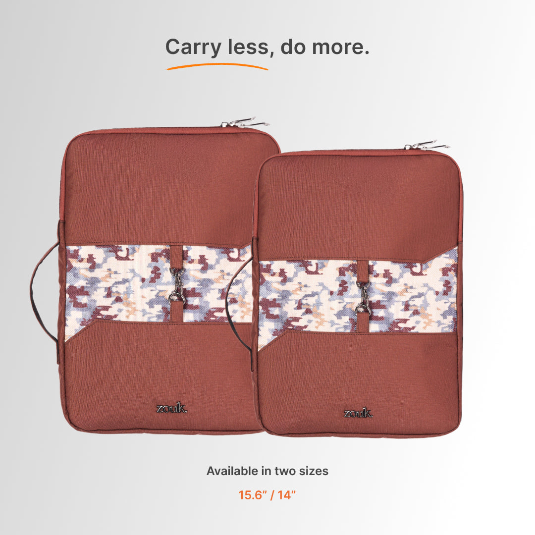 Thar Ascent Signature Laptop Sleeve - 15.6inch (Brown)