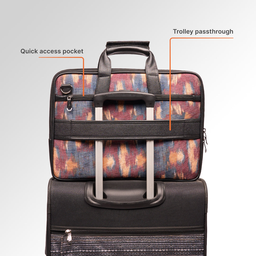 Ajanta Allure Executive Laptop Bag (Black)