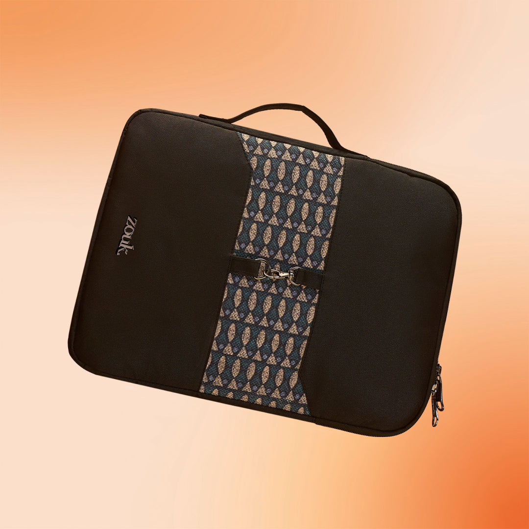 Golkonda Brass Signature Laptop Sleeve - 14inch (Brown)