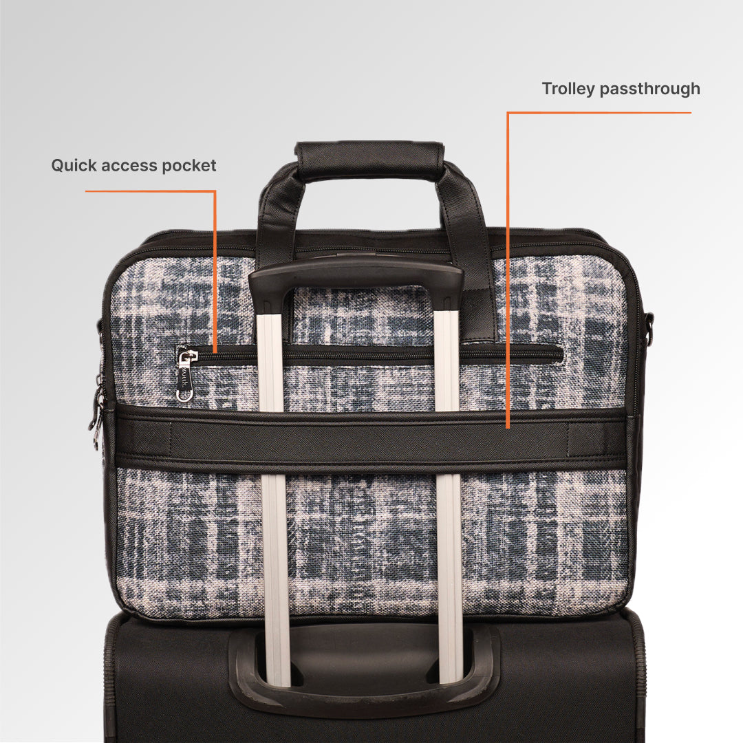 Leh Grit Office Laptop Bag (Black)