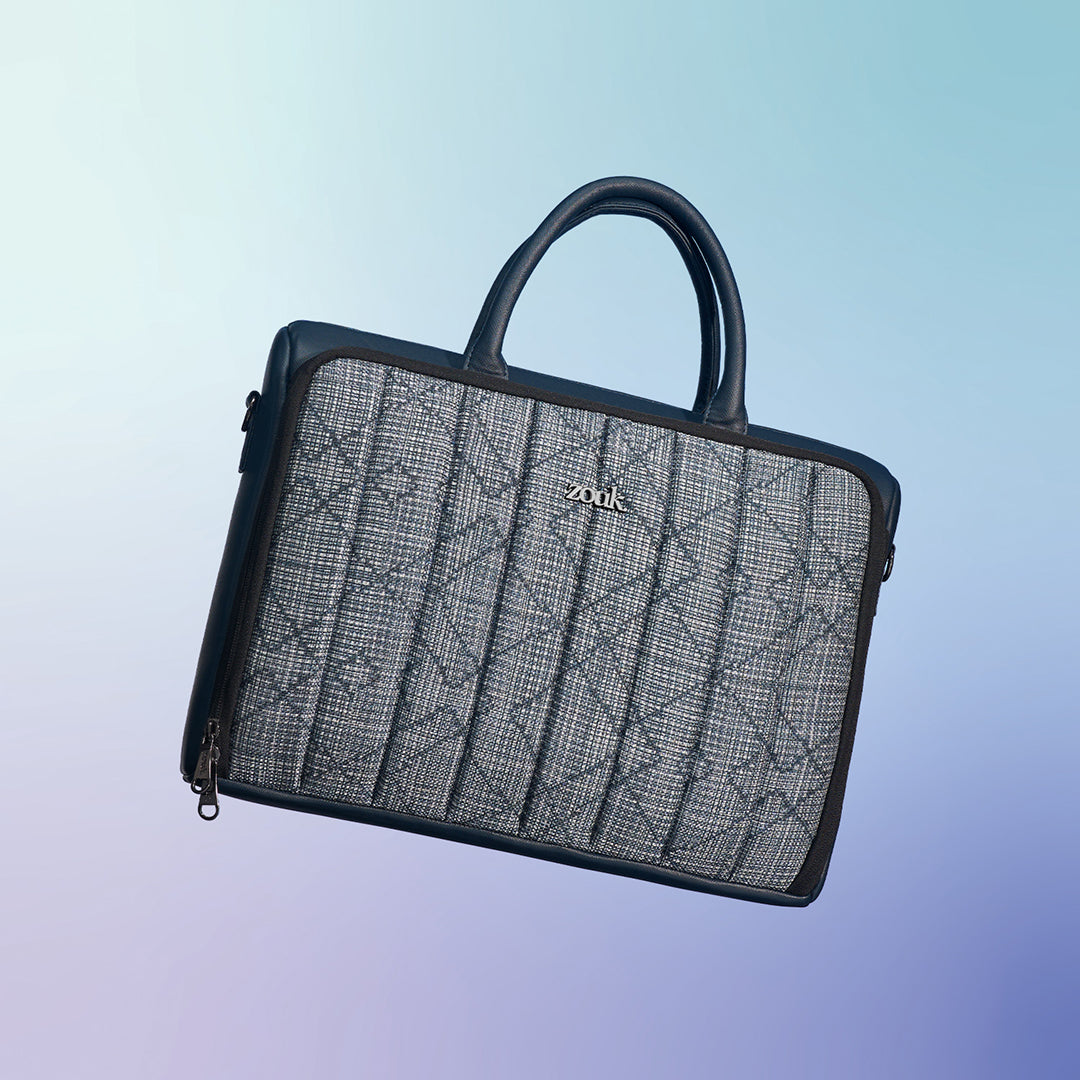 Calcutta Pixels Pro Laptop Bag (Blue)