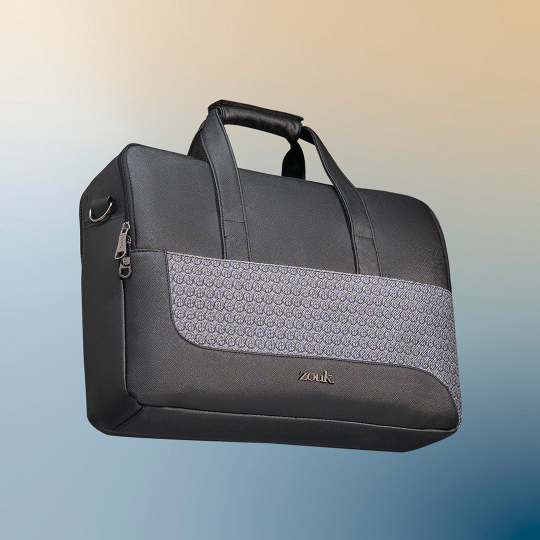 Zanskar Zenith Office Laptop Bag (Black)