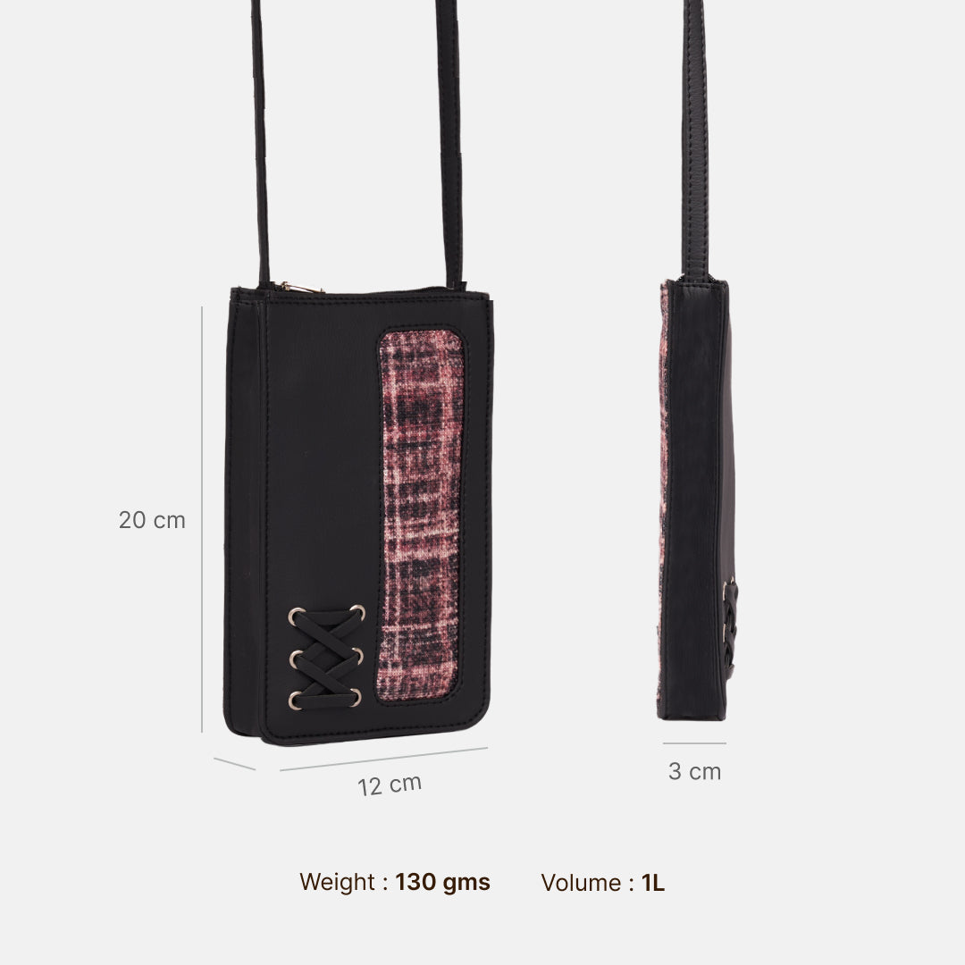 Aarini Phone Sling Cashmere Noir (Pink)