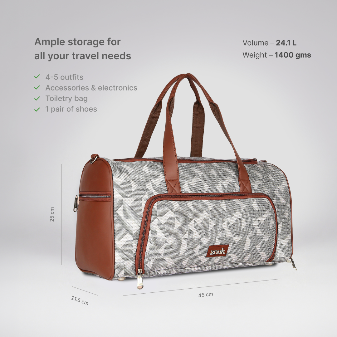 Aravalli Abstract Weekender Duffle Bag
