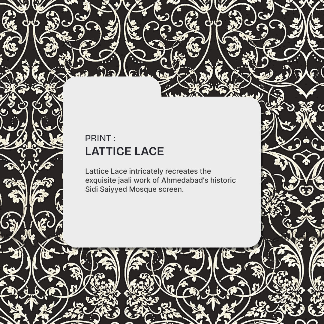 Lattice Lace Ace Office Bag (Beige)