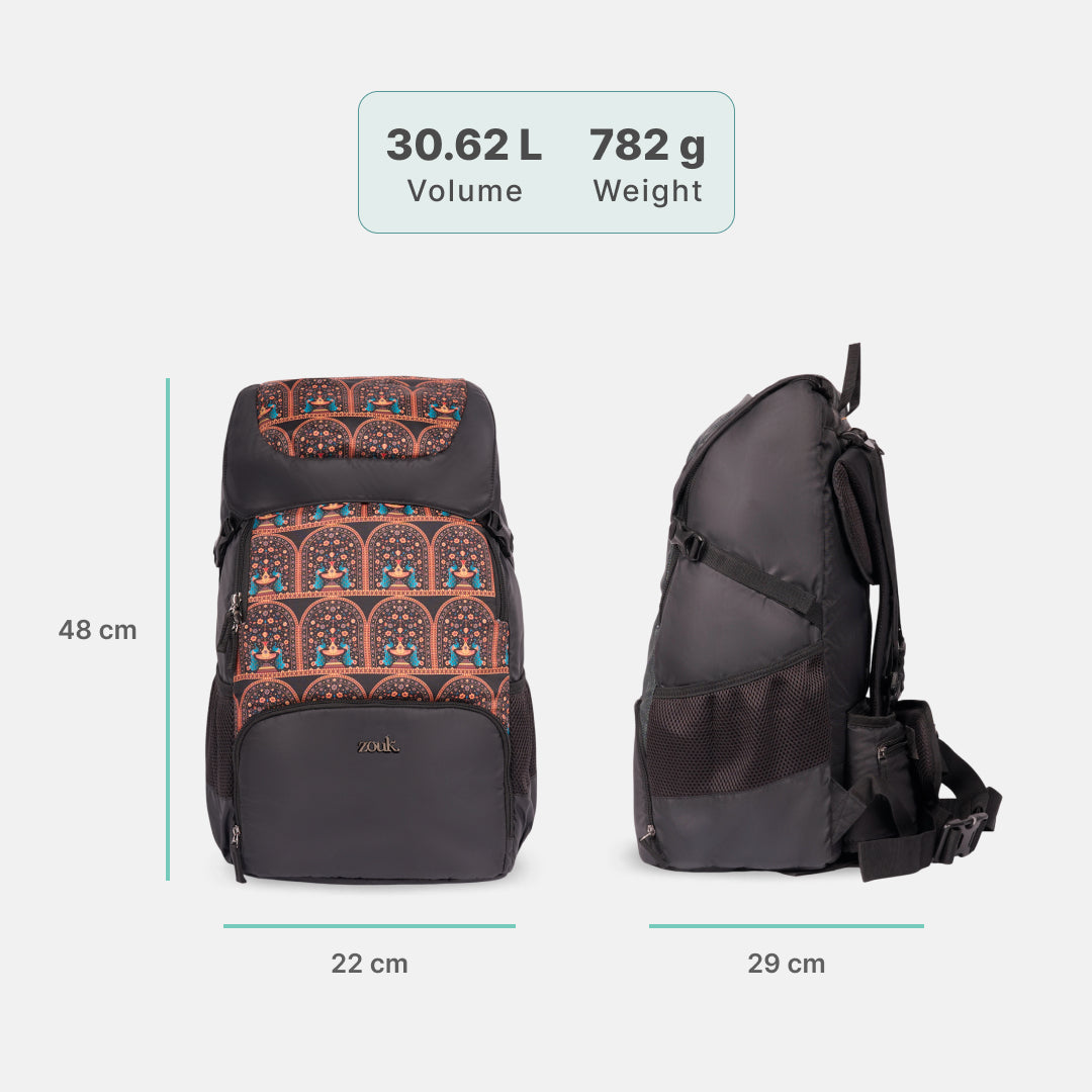 Royal Indian Peacock Aarohi Rucksack
