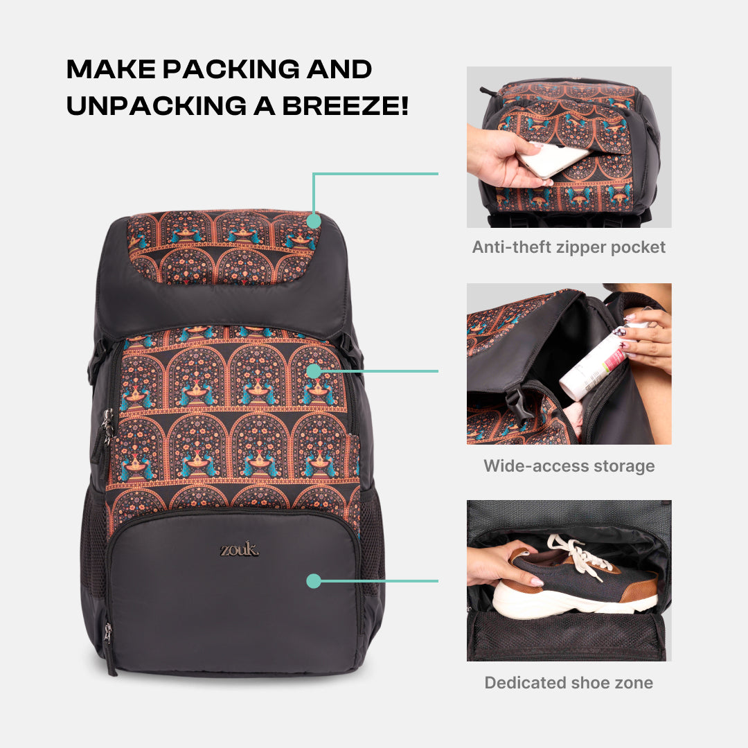 Royal Indian Peacock Aarohi Rucksack