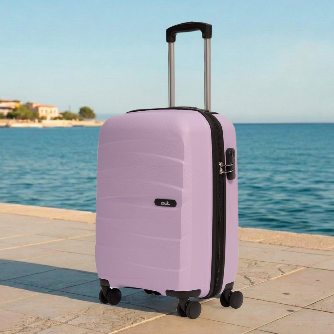 Lilac Aira Trolley Bag Combo (Medium & Large)