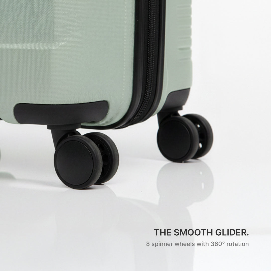 Mint Aira Trolley Bag Combo (Cabin & Large)