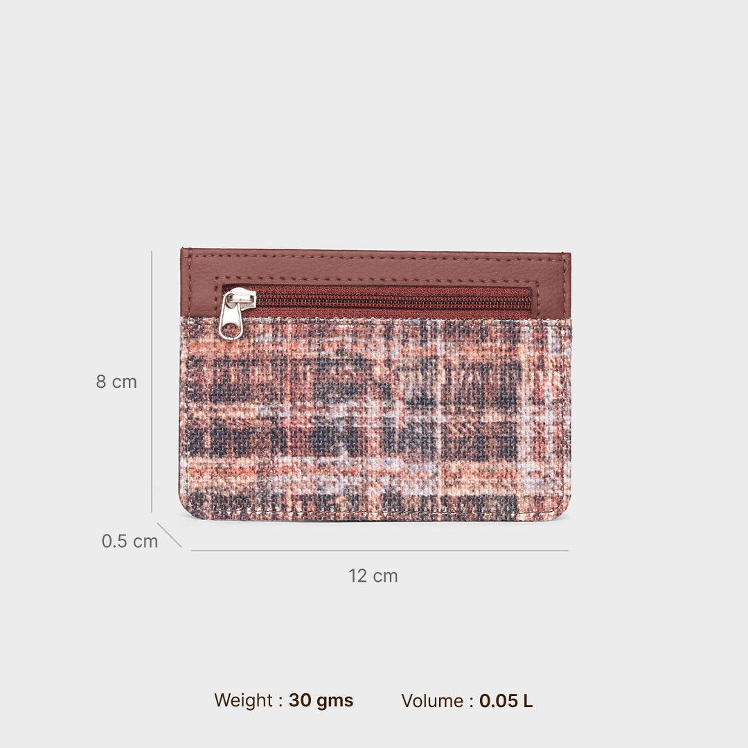 Cashmere Noir (Copper) Ava Card Case