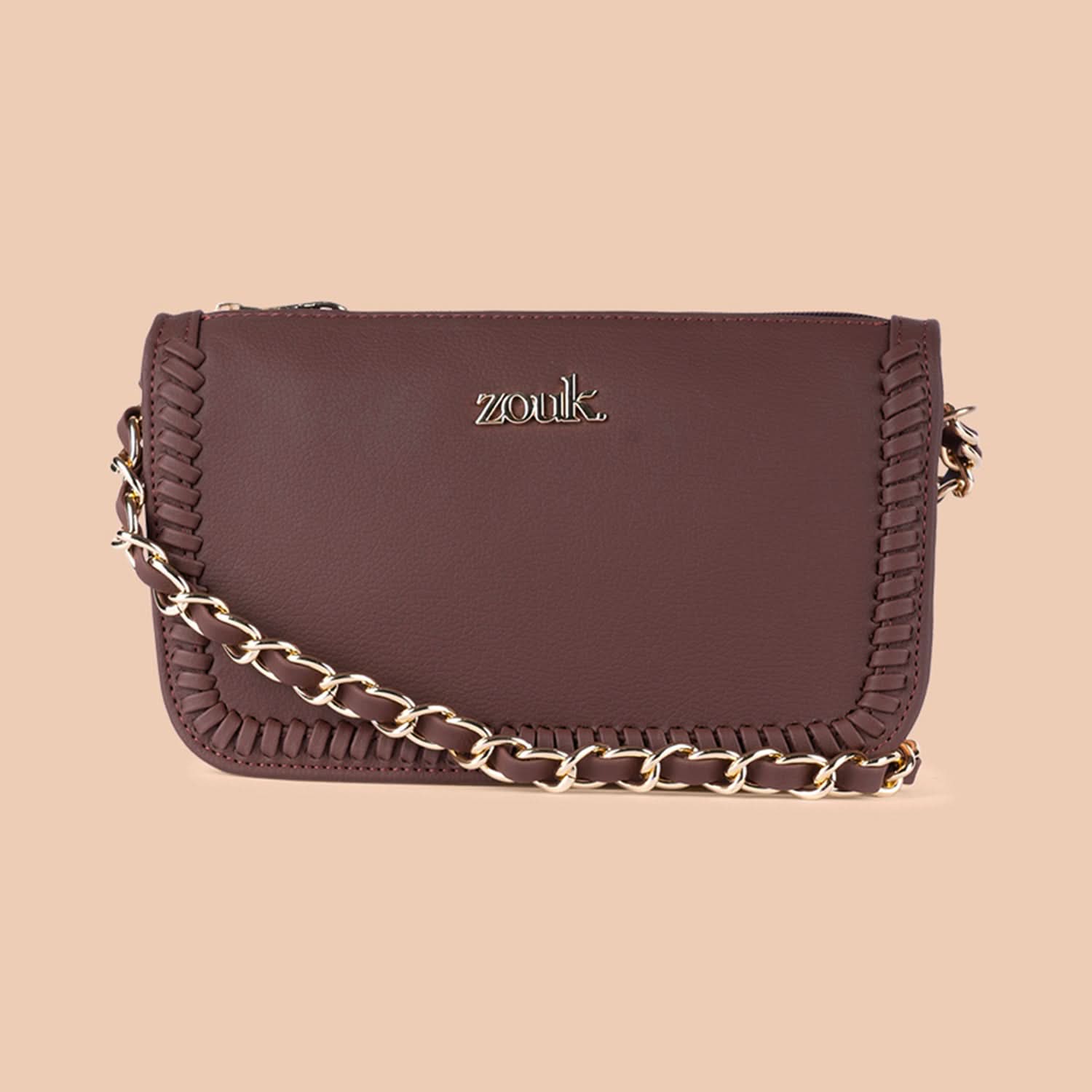 ZIP-Aalya Baguette - Royal Indian Peacock Motif