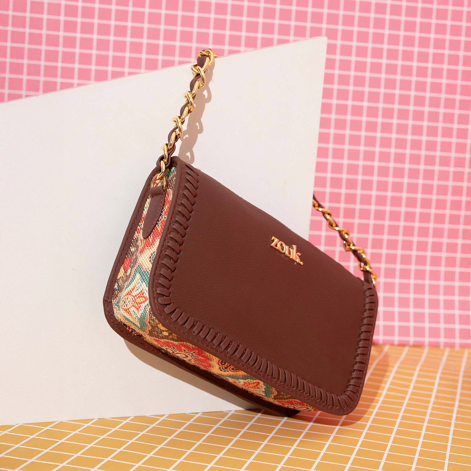 Aalya Baguette - Mughal Art Multicolor