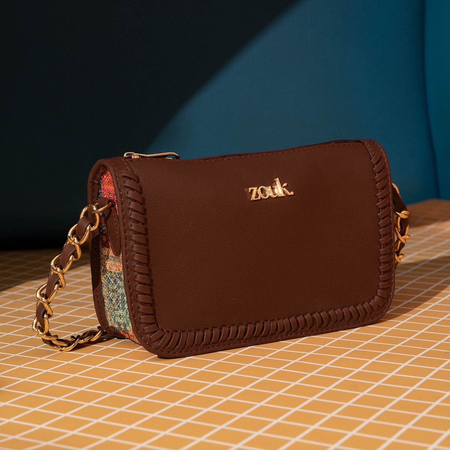 ZIP-Aalya Baguette - Kutch Gamthi