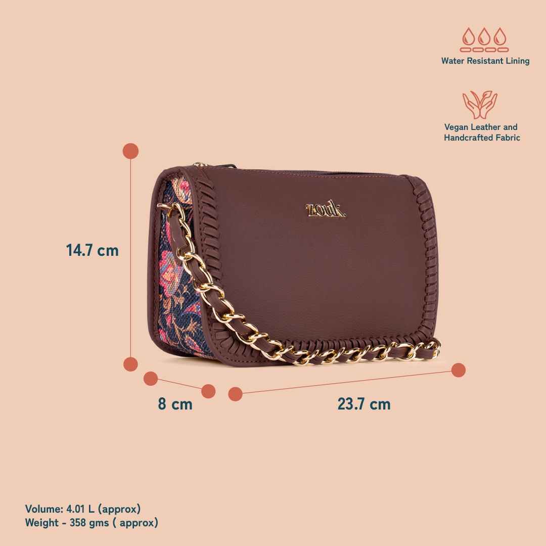 Aalya Baguette - Paisley Print