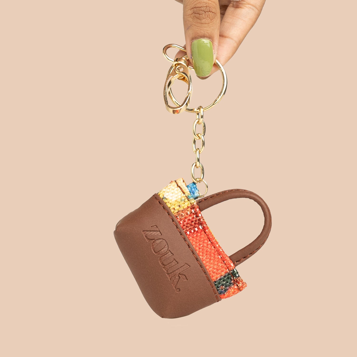 ZIP-Abstract Amaze Power Potli Keychain