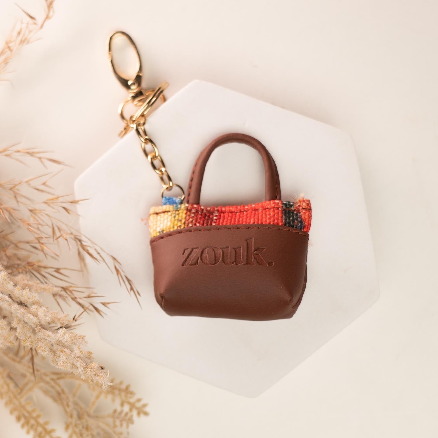 ZIP-Abstract Amaze Power Potli Keychain