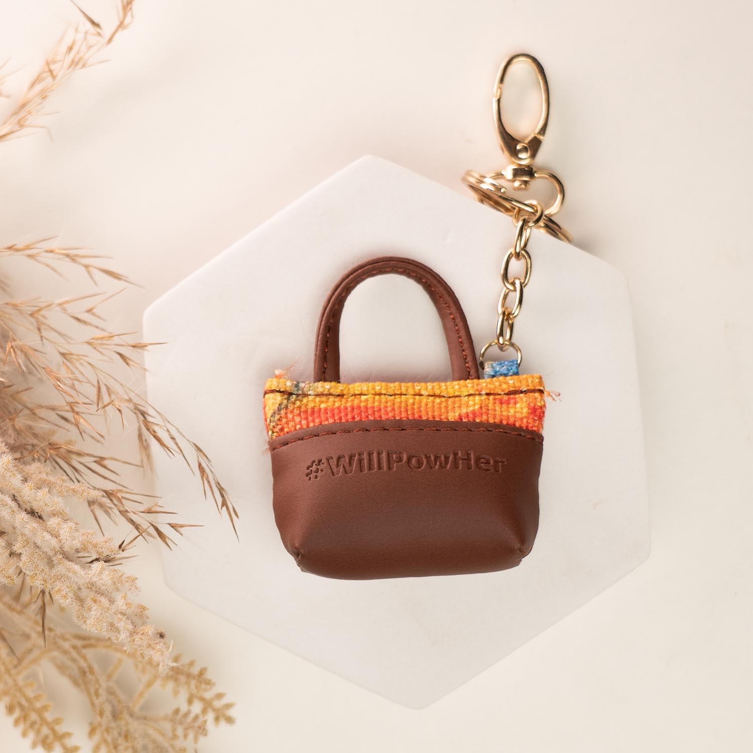 Abstract Amaze Power Potli Keychain