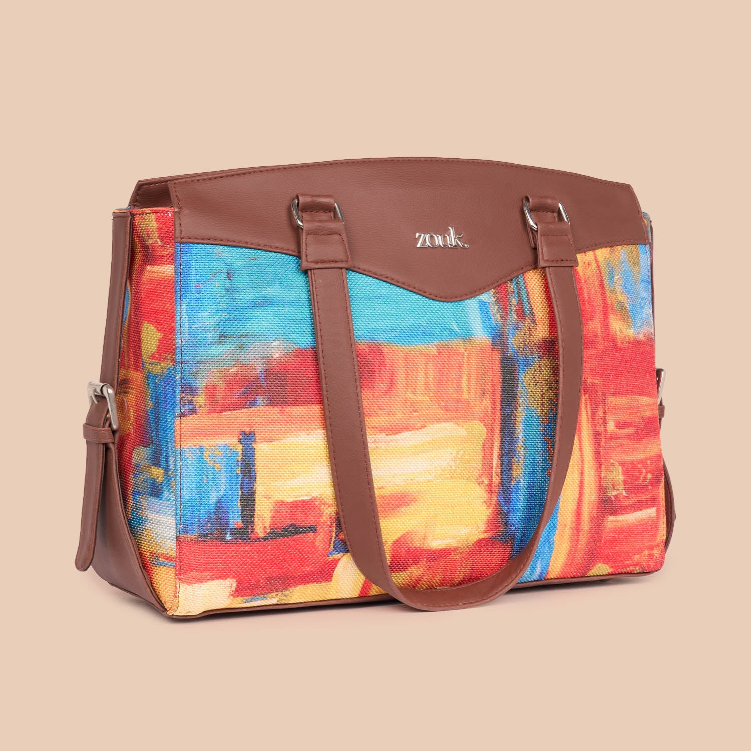 Abstract Amaze Women's Work Bag (Brown)