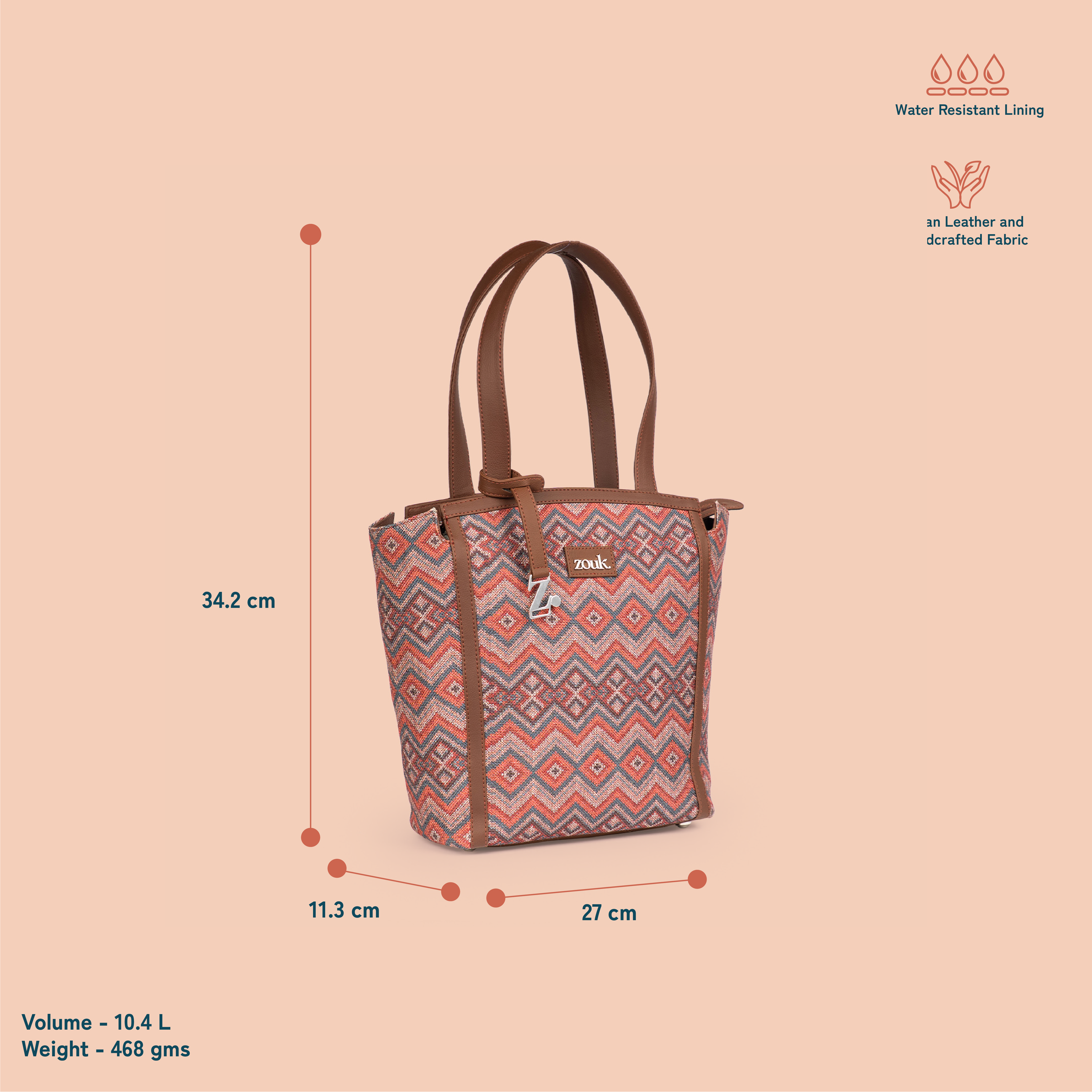 Rhea Kapoor Adira Tote Bag - Gwalior Weaves