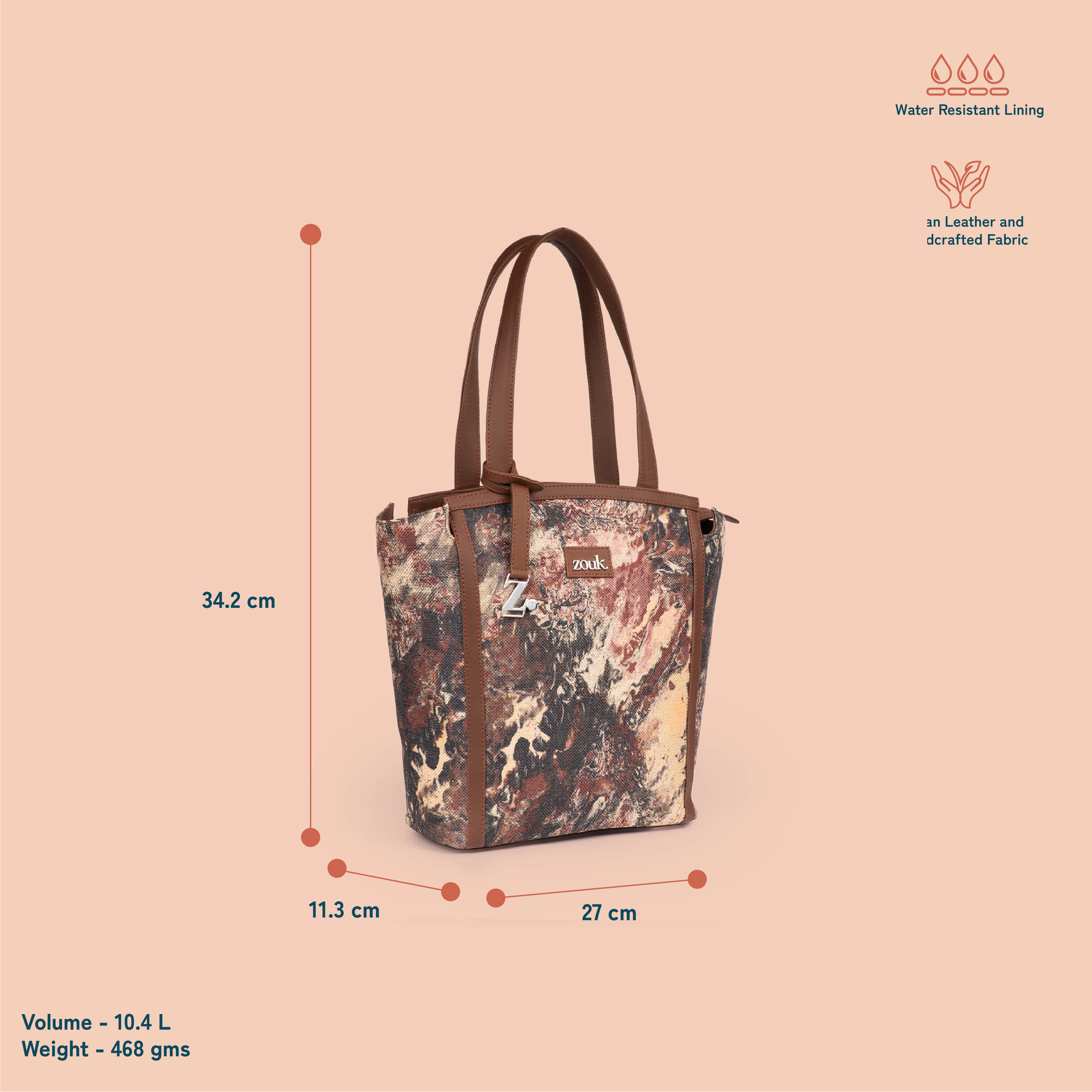 Rhea Kapoor Adira Tote Bag - Malabar Cascades