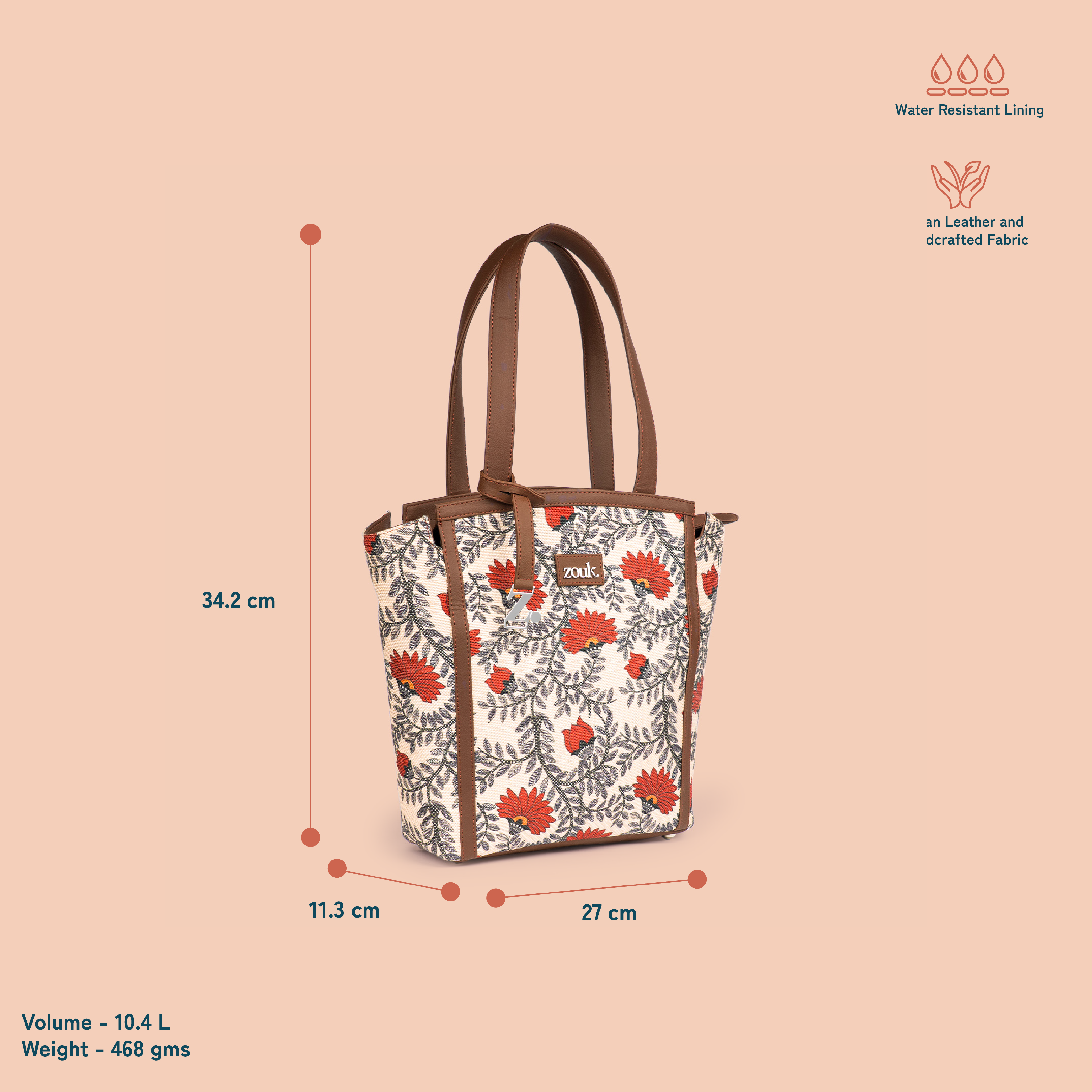 ZIP-Rhea Kapoor Adira Tote Bag - Nawabi Couture