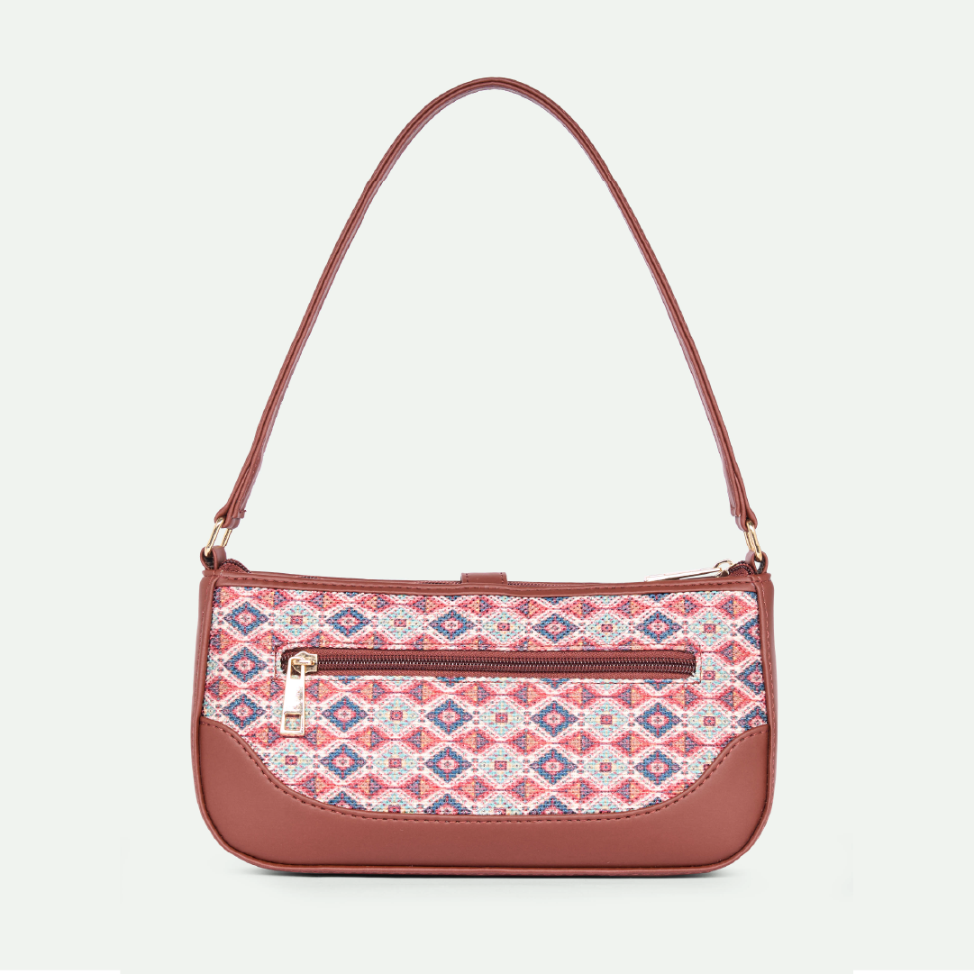 Ajrakh Kami Classic Sling Bag - 1991 by Zouk