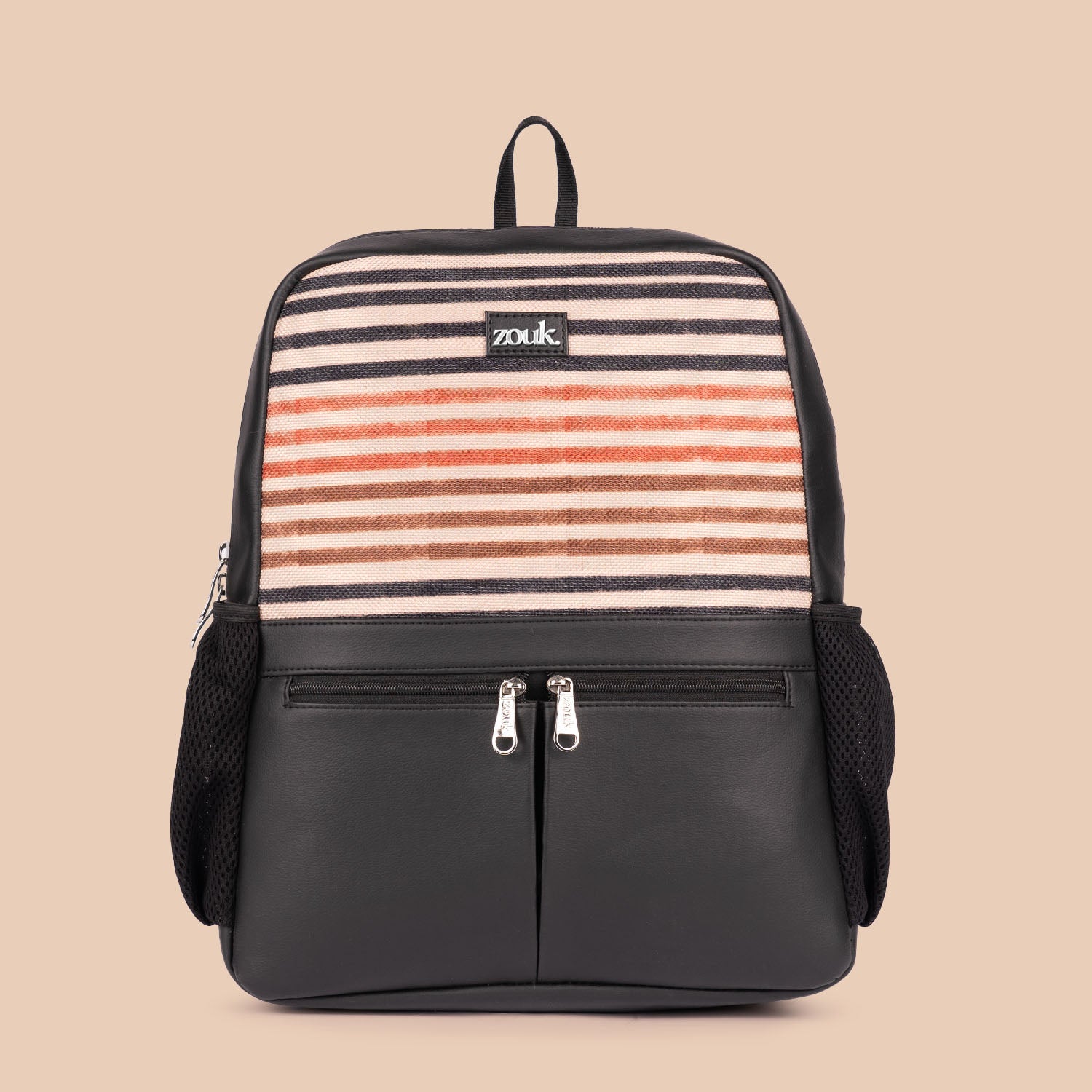 Qutub Stripes Men's Office Backpack