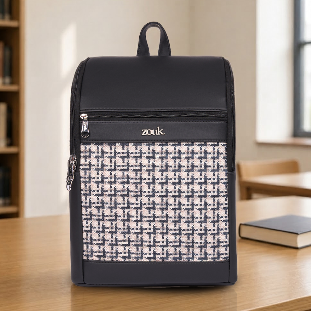 Amalia Laptop Backpack (Black) - Carter Checks