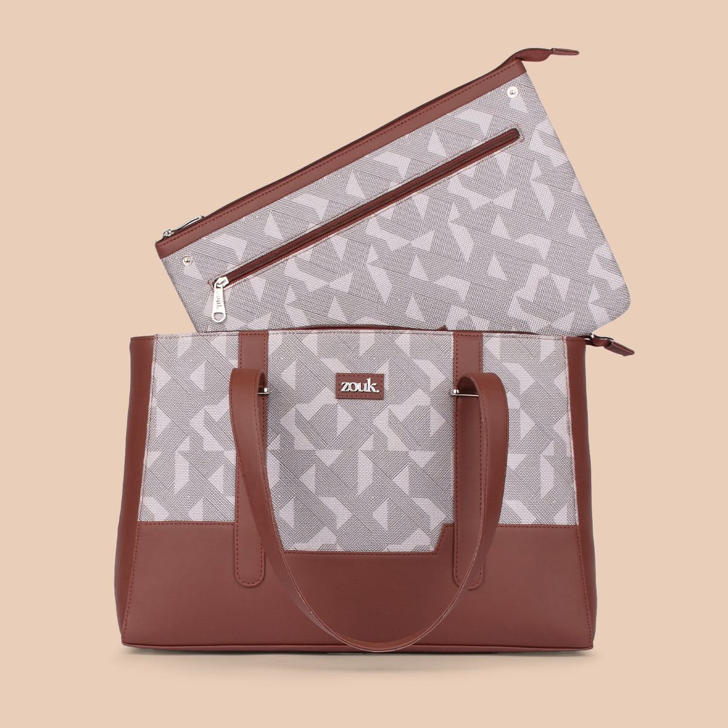 Zouk Aravalli Abstract Maya Multitasker Tote Bag